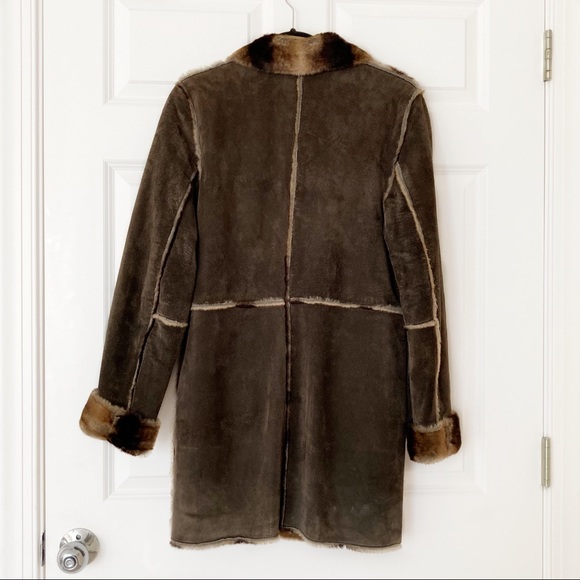 Marvin Richards Suede Coat Fur Lined (faux fur). Fabulous! - Picture 3 of 4